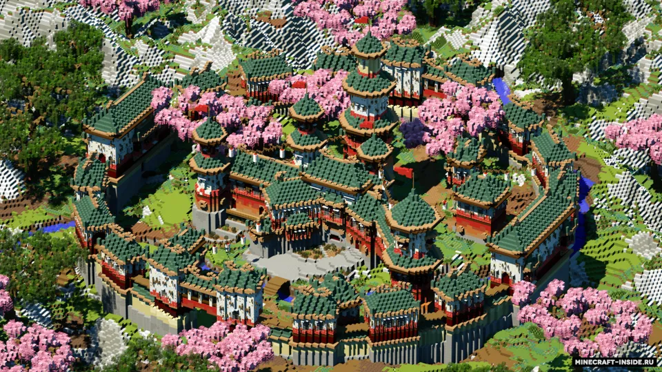 Oriental Chateau — Minecraft xarita, rasm 2