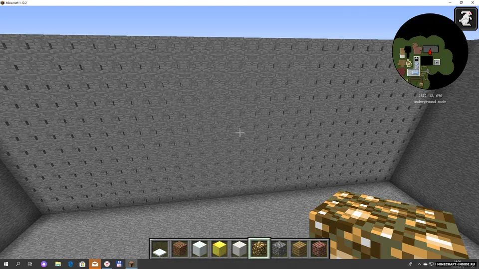 Find the buttons: 1-qism — Minecraft xarita, rasm 4