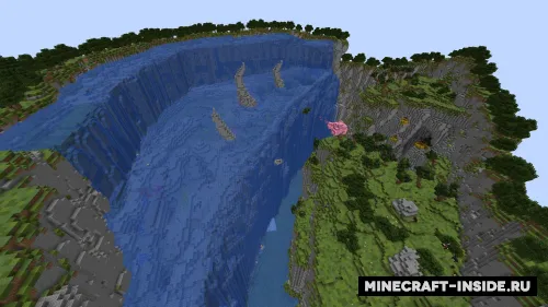 Katta sharshara — Minecraft xarita, rasm 1
