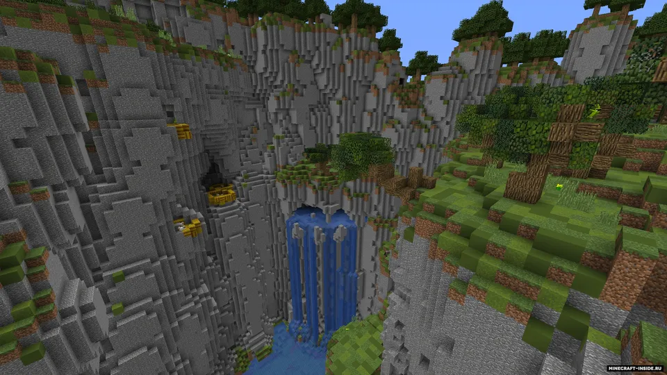 Katta sharshara — Minecraft xarita, rasm 4