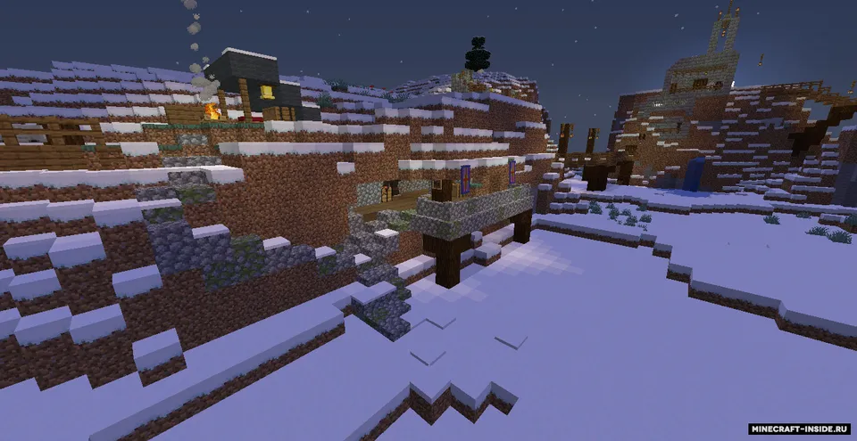 Qishki post — Minecraft xarita, rasm 2