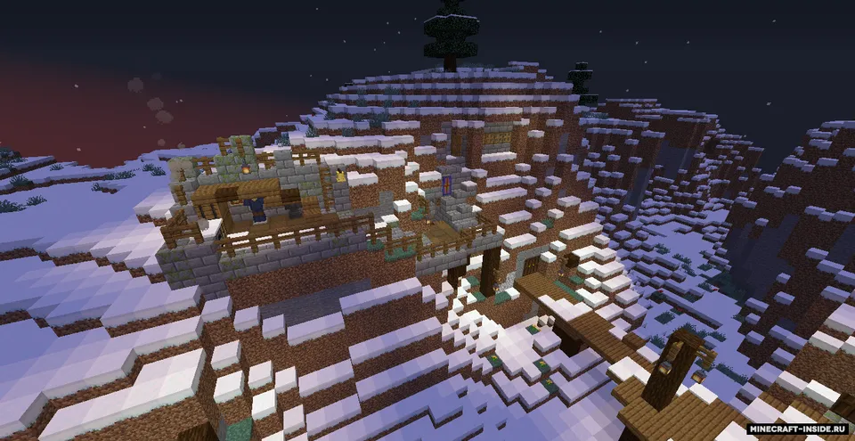 Qishki post — Minecraft xarita, rasm 3
