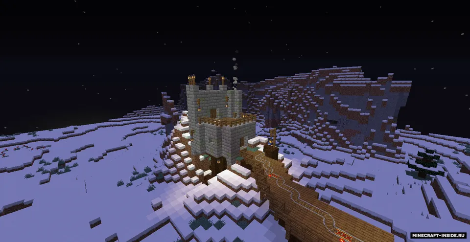 Qishki post — Minecraft xarita, rasm 5