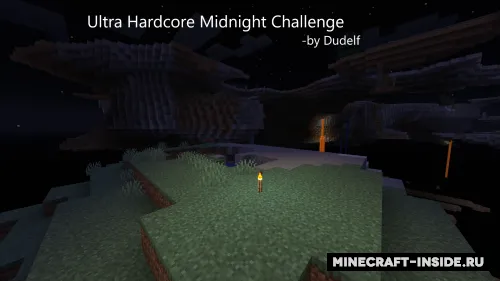 Ultra Hardcore Midnight Challenge — Minecraft xarita, rasm 1