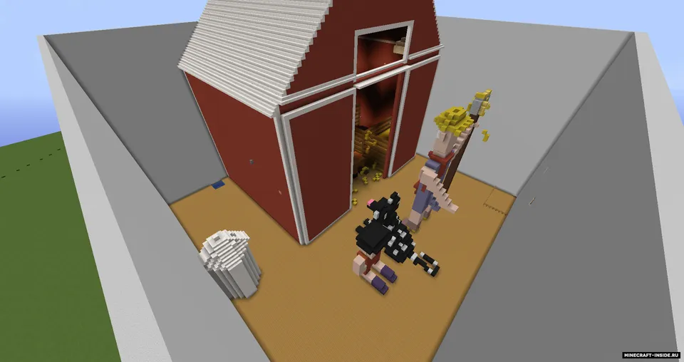 Hide and seek on the farm — Minecraft xarita, rasm 4