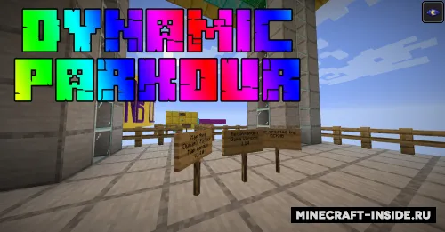 Dynamic Parkour — Minecraft xarita, rasm 1