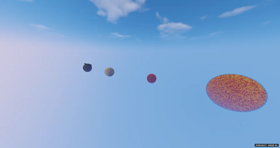Solar System Skyblock by tab8hn v2.0 — Minecraft xarita, rasm 2