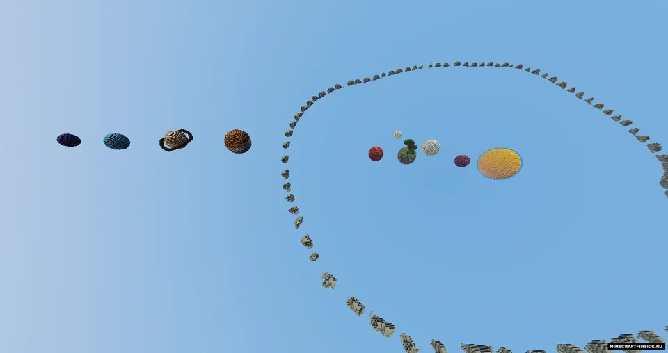 Solar System Skyblock v2.0 — Minecraft xarita, rasm 2