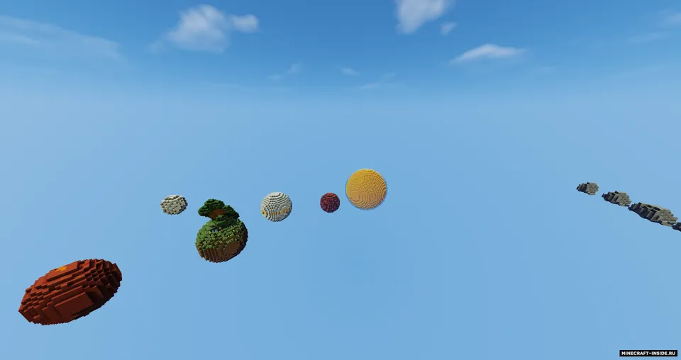 Solar System Skyblock v2.0 — Minecraft xarita, rasm 3