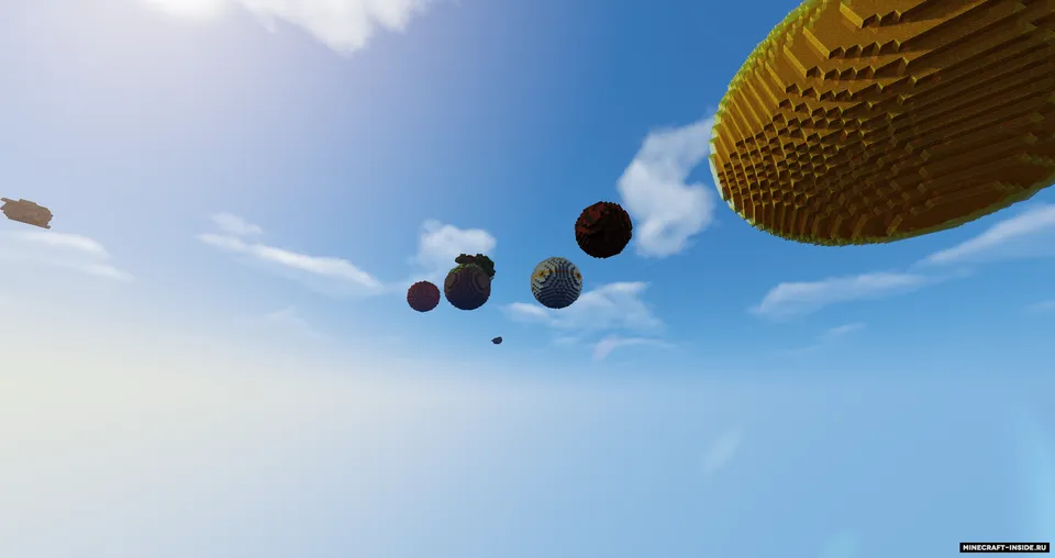 Solar System Skyblock v2.0 — Minecraft xarita, rasm 4