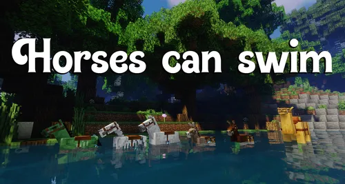 Horses can Float — Minecraft mod, rasm 1