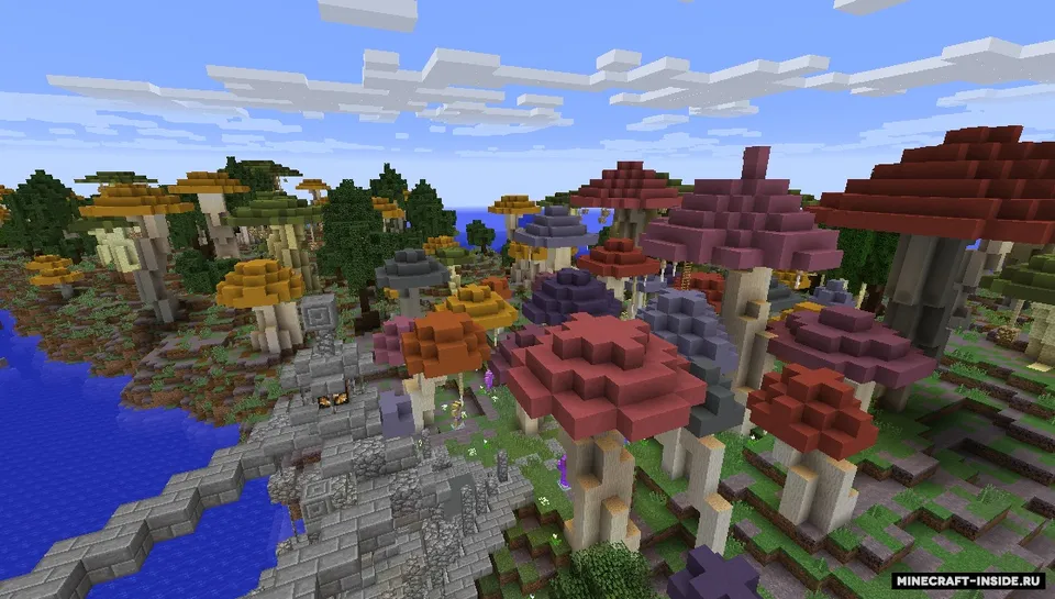 Qo'ziqorinlar dunyosi — Minecraft xarita, rasm 2
