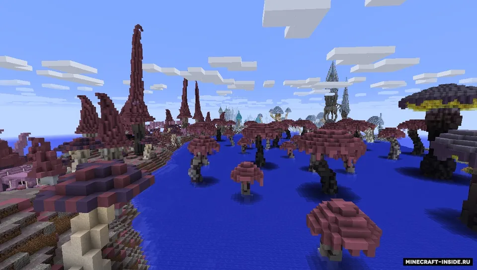 Qo'ziqorinlar dunyosi — Minecraft xarita, rasm 4