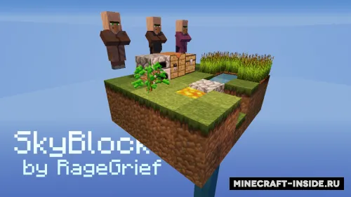 SkyBlock by RageGrief — Minecraft xarita, rasm 1