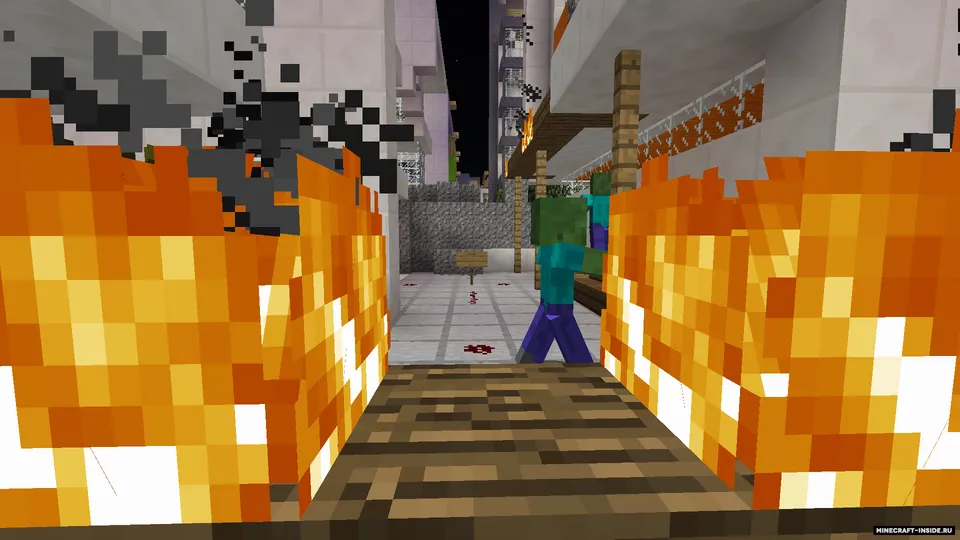 Zombie Run (City) — Minecraft xarita, rasm 4
