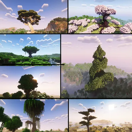 nebulus tree's — Minecraft mod, rasm 1