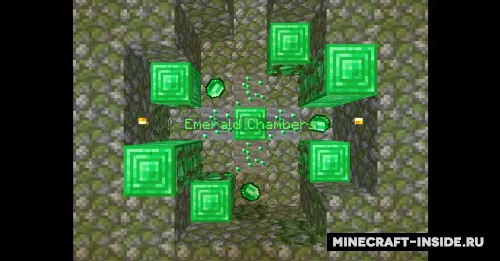 Emerald Chambers — Minecraft xarita, rasm 1