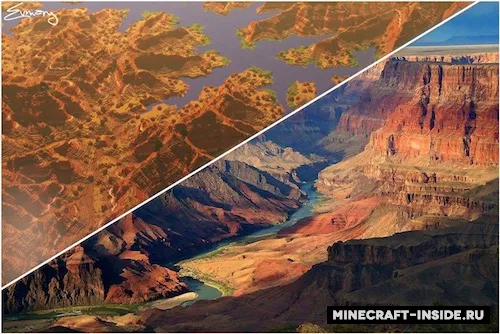 The Grand Canyon — Minecraft xarita, rasm 1