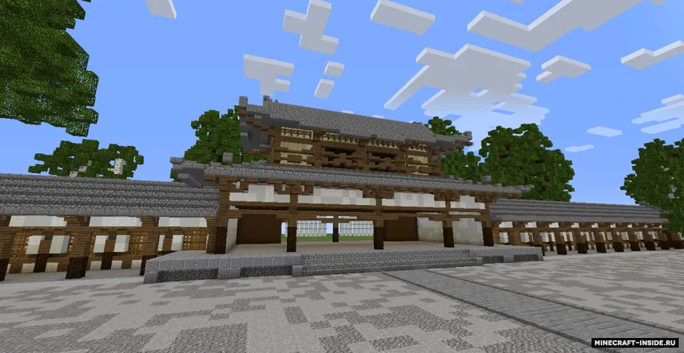Hōryū-ji Temple — Minecraft xarita, rasm 6