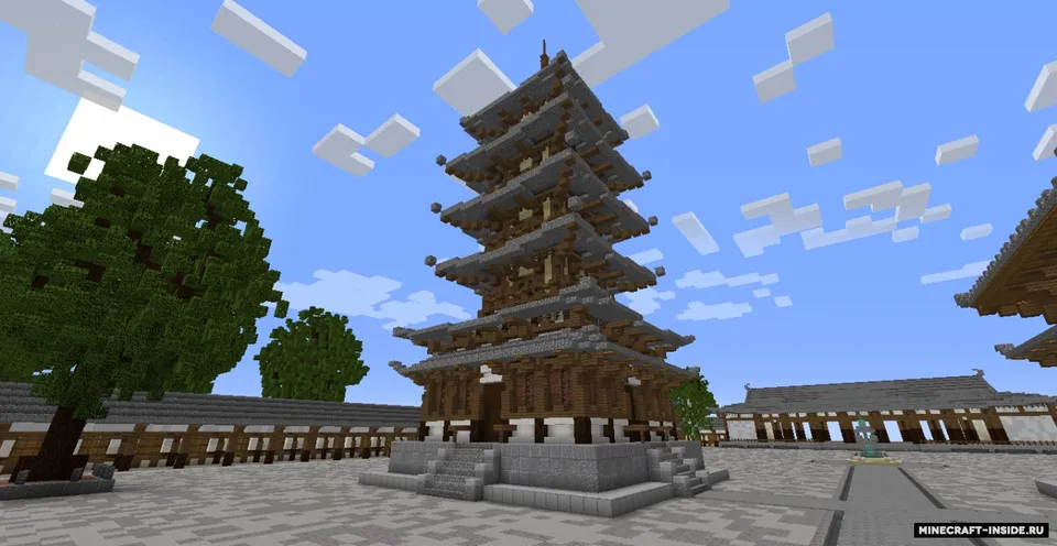 Hōryū-ji Temple — Minecraft xarita, rasm 7