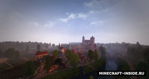 Eirenwald Castle — Minecraft xarita, rasm 1