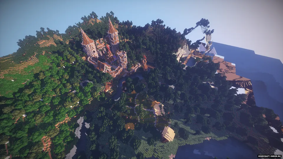 O'rta asr qal'asi — Minecraft xarita, rasm 2