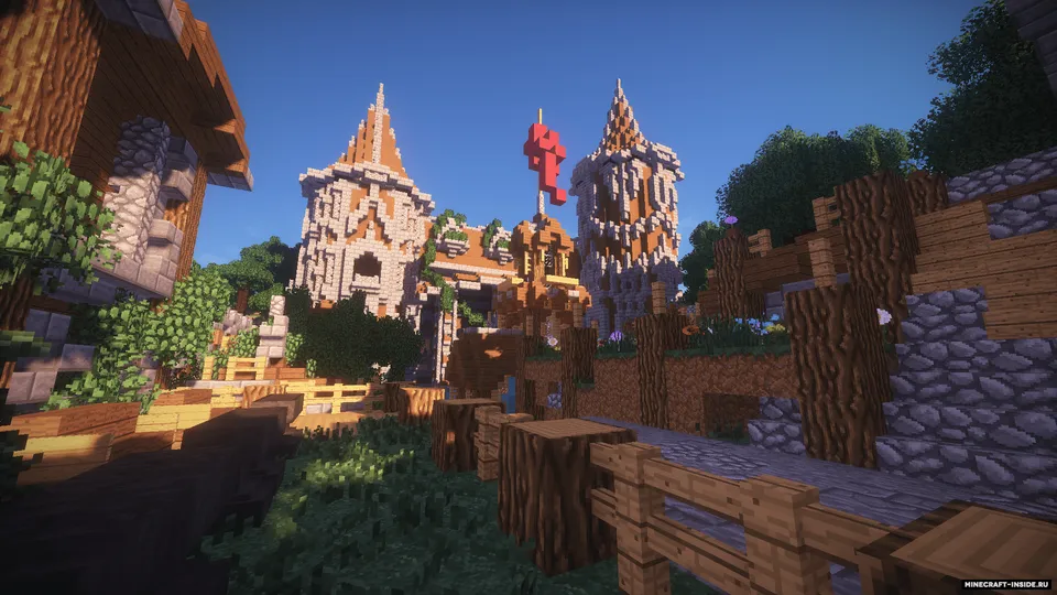 O'rta asr qal'asi — Minecraft xarita, rasm 7