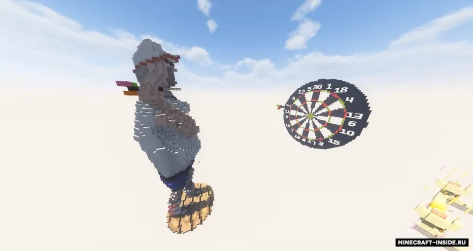 Dartboard — Minecraft xarita, rasm 2