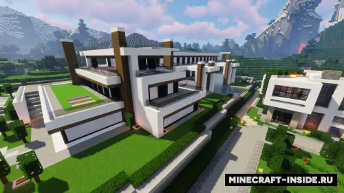 Modern Luxury Mansion — Minecraft xarita, rasm 1