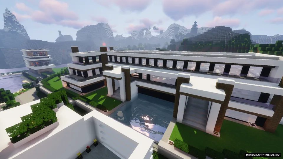 Modern Luxury Mansion — Minecraft xarita, rasm 2
