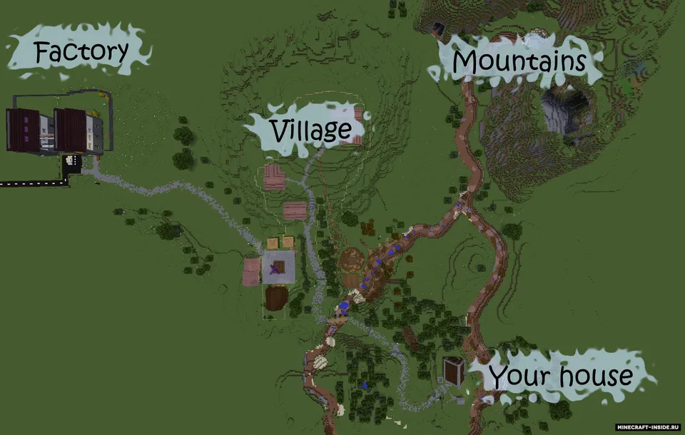 A Missing River — Minecraft xarita, rasm 3