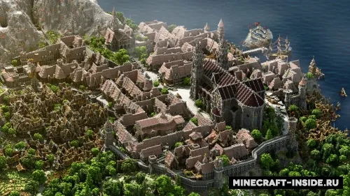 Drachenfels — Minecraft xarita, rasm 1