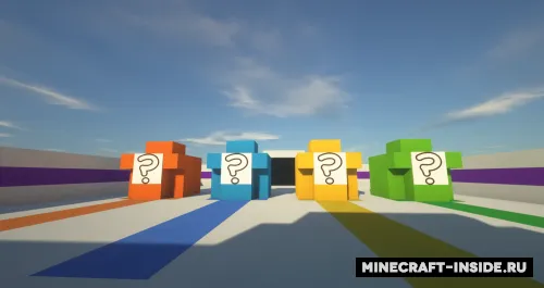 Omon qolish uchun to'g'ri eshikni tanla — Minecraft xarita, rasm 1
