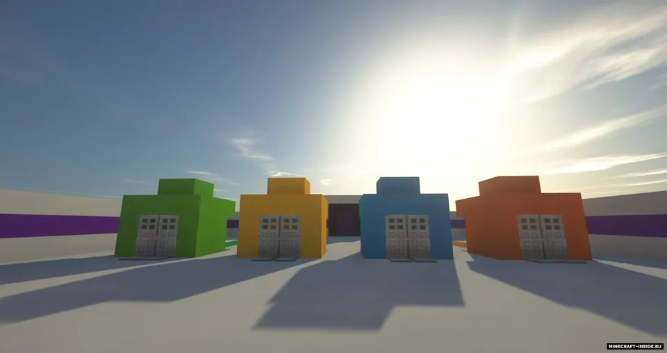 Omon qolish uchun to'g'ri eshikni tanla — Minecraft xarita, rasm 3