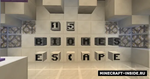 15 Biomes Escape — Minecraft xarita, rasm 1