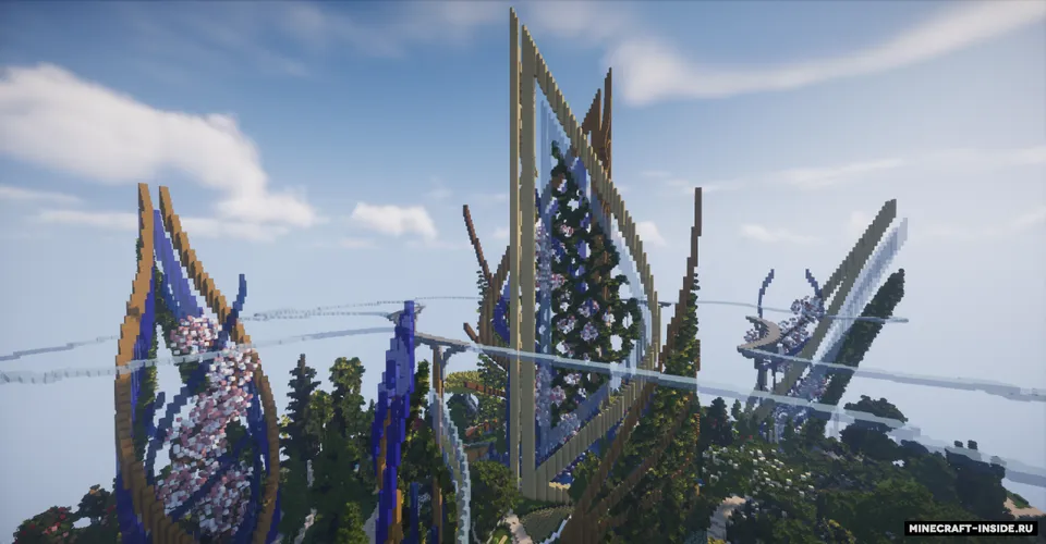 A Fantastic Futuristic Park — Minecraft xarita, rasm 6