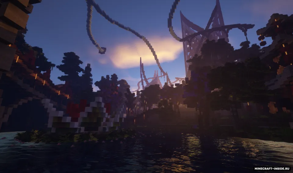 A Fantastic Futuristic Park — Minecraft xarita, rasm 7