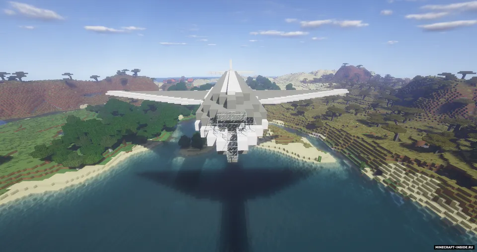 Samolyot Tu-104 — Minecraft xarita, rasm 3