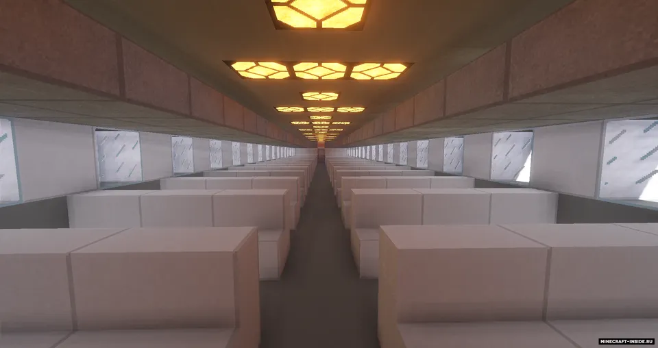 Samolyot Tu-104 — Minecraft xarita, rasm 4