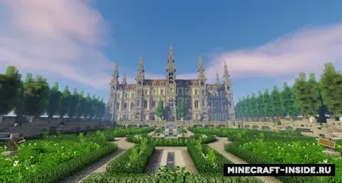 French Castle with Garden