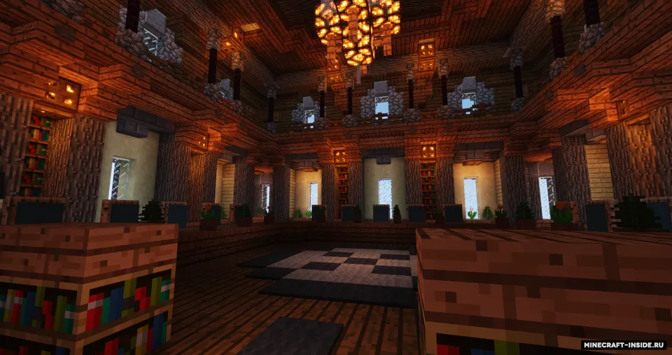 French Castle with Garden — Minecraft xarita, rasm 3
