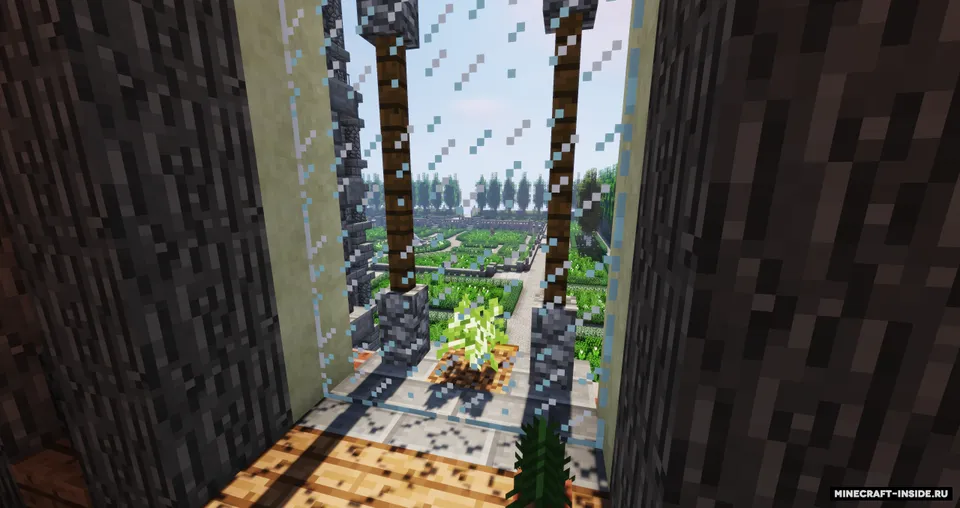 French Castle with Garden — Minecraft xarita, rasm 7