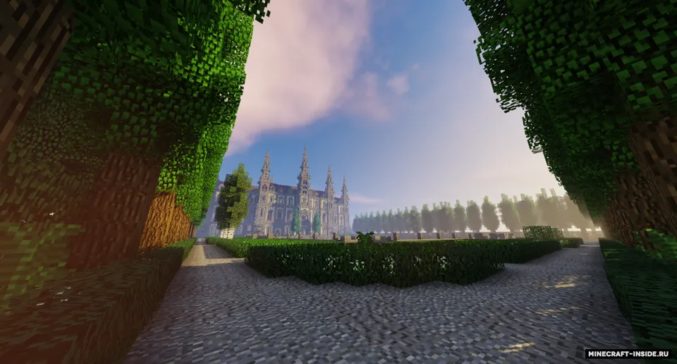 French Castle with Garden — Minecraft xarita, rasm 8