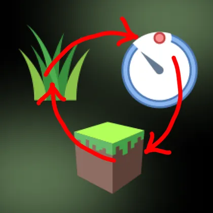 Touch the grass — Minecraft mod, rasm 1