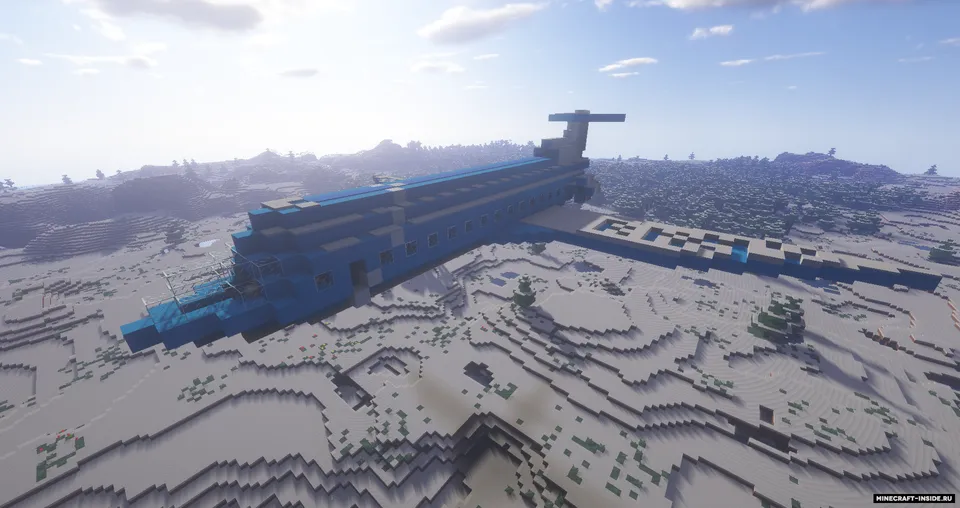 Samolyot Yak-40 — Minecraft xarita, rasm 2