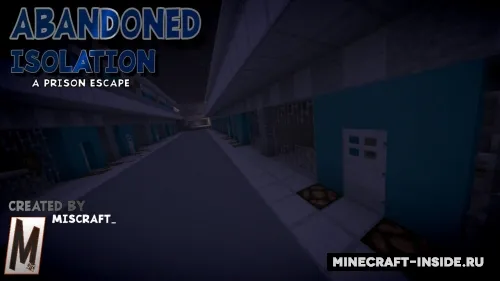 Abandoned Isolation: A Prison Escape — Minecraft xarita, rasm 1