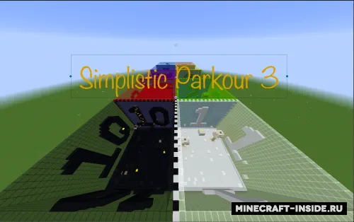 Simplistic Parkour 3 — Minecraft xarita, rasm 1