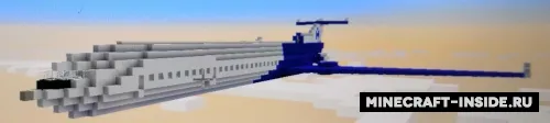 Plane Russion TU 154M — Minecraft xarita, rasm 1