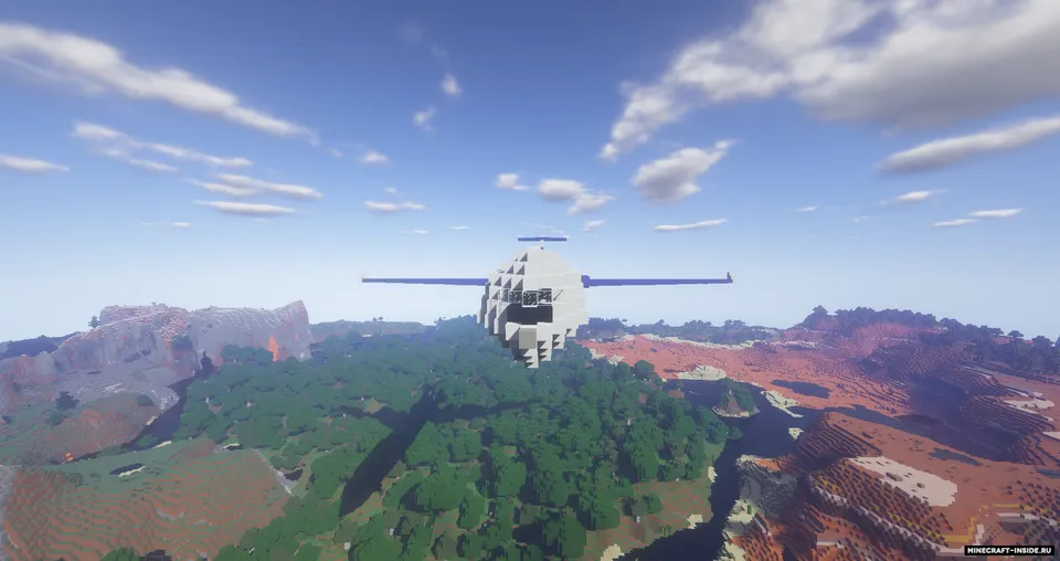 Plane Russion TU 154M — Minecraft xarita, rasm 3