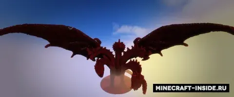 Ulkan Tiamat ajdarhosi haykali